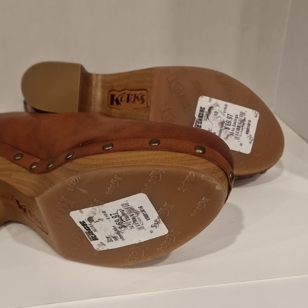 Kork-Ease Women's Brown Leather Mules - Picture 5 of 6